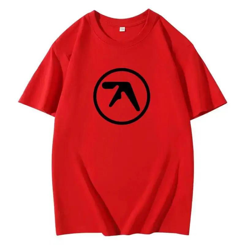 2025 Men's Black T-Shirt Men T Shirt Print Short Sleeve T-shirt Male Funny Present Fashion Aphex Twin Short Sleeves