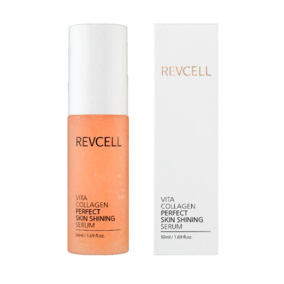 [REVCELL] Vita Collagen Perfect Skin Serum Set (Shining Serum 50ml Tone Up Serum 50ml) 1. Shining Serum