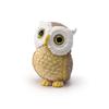 3pcs Funny Micro Landscape Simulation Owl Ornaments Resin Crafts Cartoon Owl Miniatures Cute Mini Ornaments Scene Decor