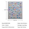 Shiny Goldfish Plastic Bag Seahorses Summer Jellyfish Starfish Shell Conch Koi Water Bubble Star Carp Nail Art Stickers Decals