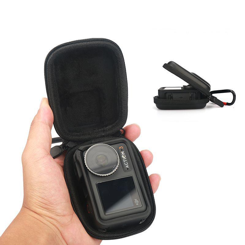 For DJI Osmo Action 6 Action 5 Pro 4 Screen Protector Tempered Glass Lens Cap Storage Case for DJI Action 4 5 6 Accessories