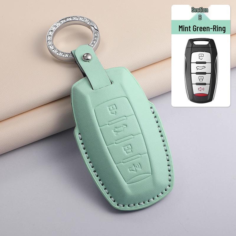 Suitable for Ora Haomao Key Case: Black, Lightning, White, and Ballet Cat 2023 Model Women's Green Bag