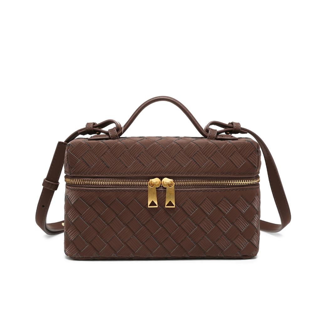 2026 New Fashionable Hand Woven Lunch Box Bag