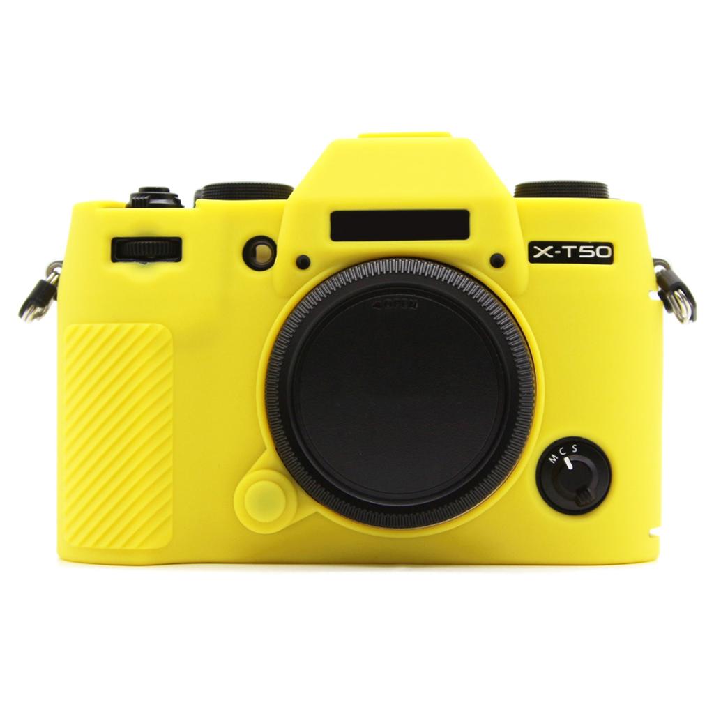 For Fujifilm X-T50 Silicone Case Anti-Scratch Camera Protective Cover, Glossy