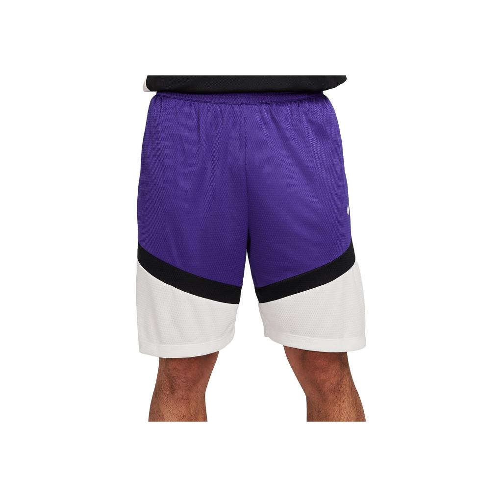 Nike Dri-FIT Icon Color Block Elastic Waist Basketball Shorts Men Shorts Purple DV9525-504