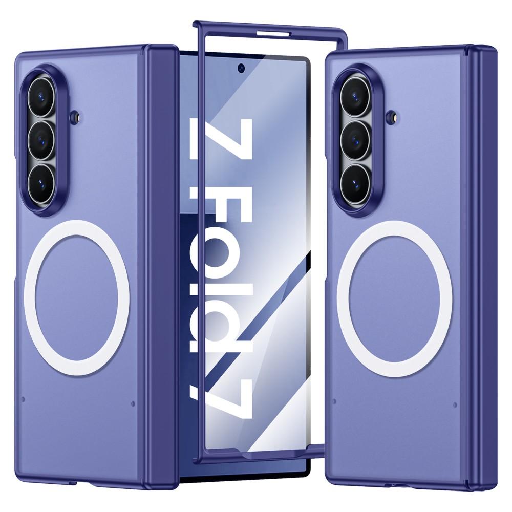 For Samsung Galaxy Z Fold 7 Matte Phone Case, with Protective Film [HD and Privacy], with Magnetic Suction,