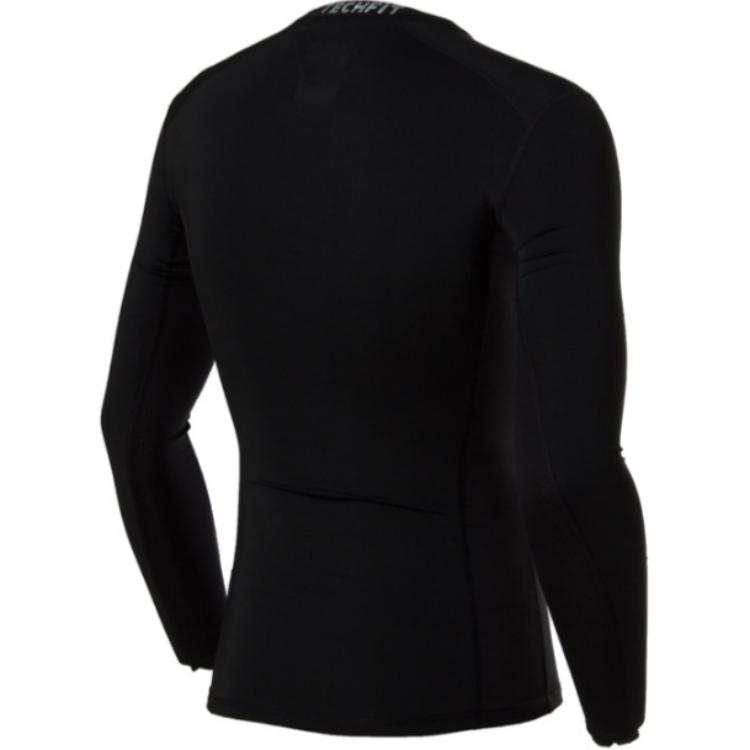 Adidas Comfortable Fashionable Round Neck Long Sleeve T-Shirt Men Tops Black AJ5016