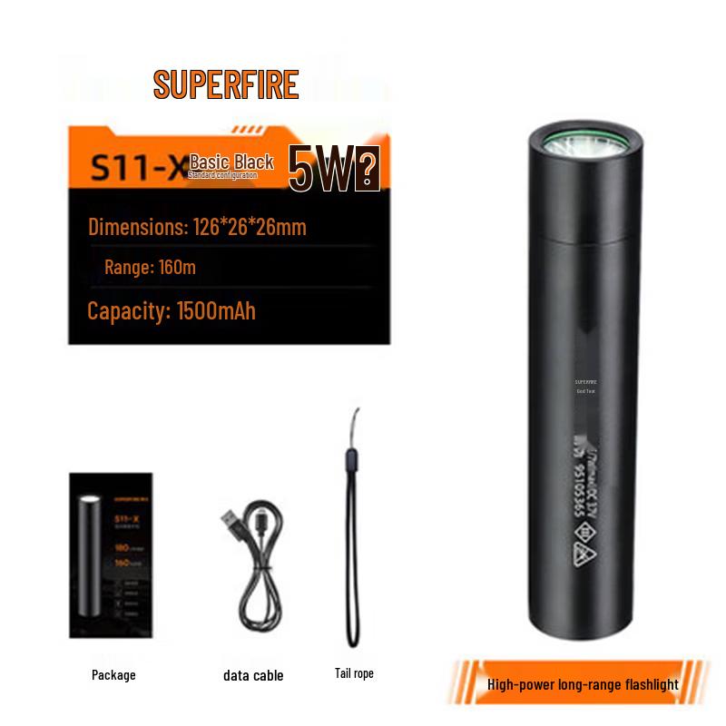 SupFire S11-X Rechargeable LED Flashlight