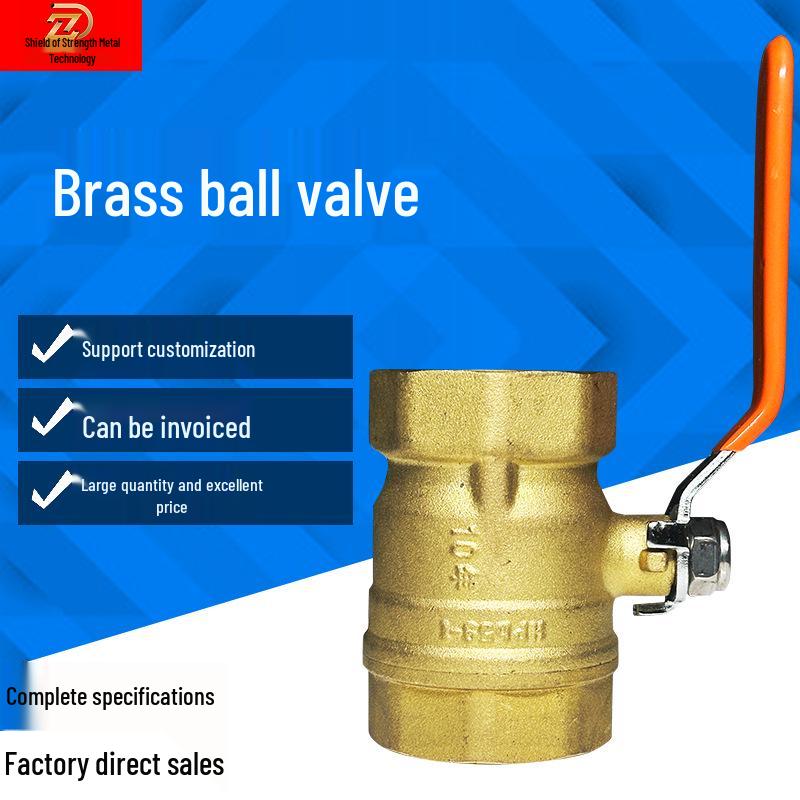 Copper Ball Valve - 1/2" & 3/4" Internal Thread, DN25 Thickened Brass, Type 216