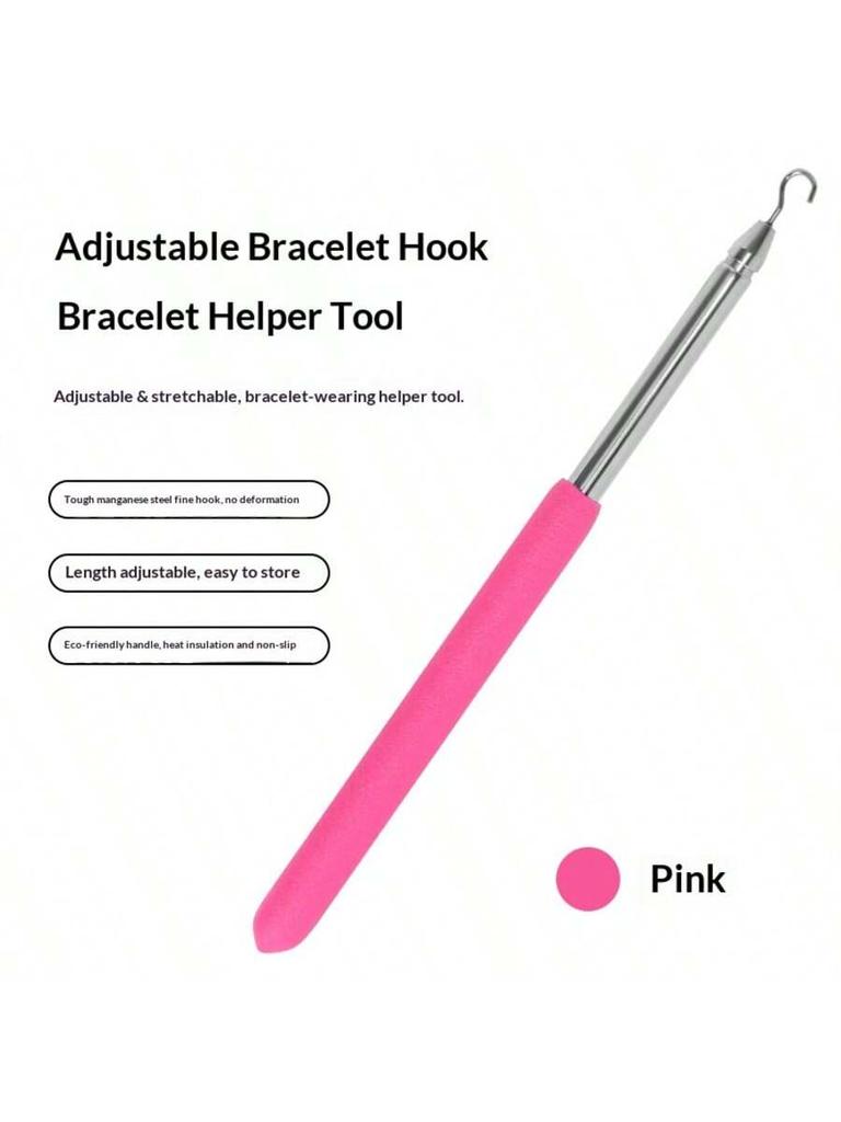 1 bracelet assist tool, bracelet tool, jewelry assist tool, bracelet connection tool, adjustable bracelet clasp, easy-to-use accessory assist tool