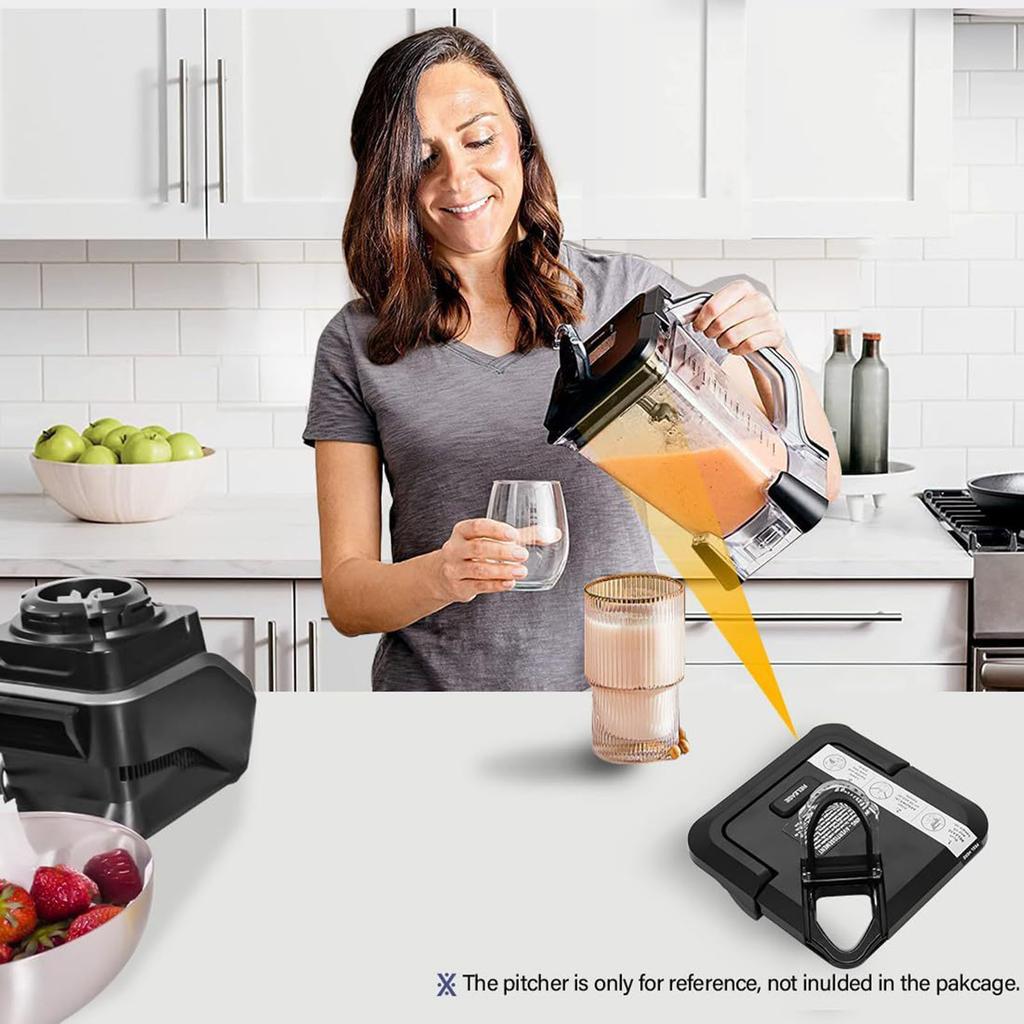 Locking Lid Square Cover Replacement Lid Blender Pitchers Cover ABS Texture Locking Cover Perfect for Blender Pitchers