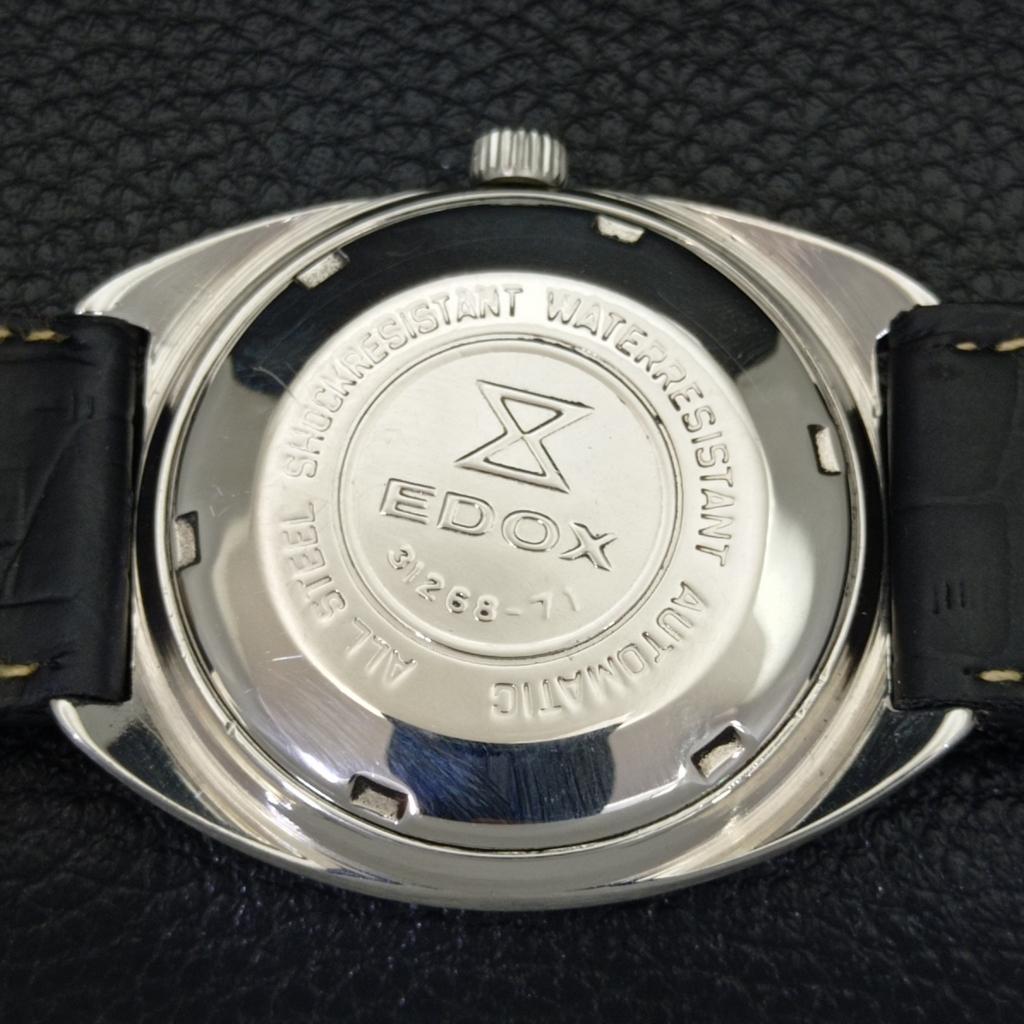 USED EDOX AUTOMATIC SWISS MENS DATE WHITE COLOR DIAL WATCH A432199-2
