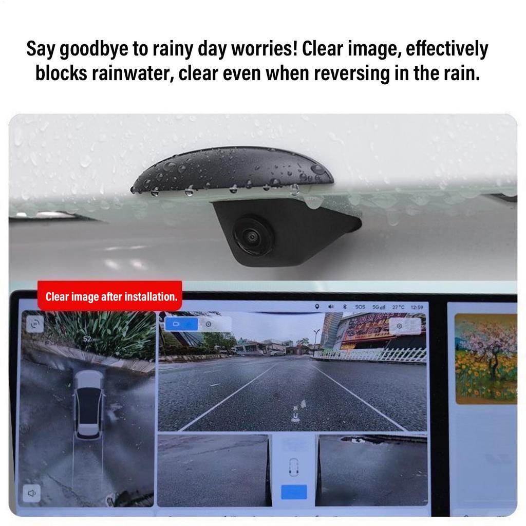 Car Reversing Rear Camera Rain Cover Rain-Proof Car Reverse Camera Rain Shade Cover Waterproof Shield Car Exterior Accessories