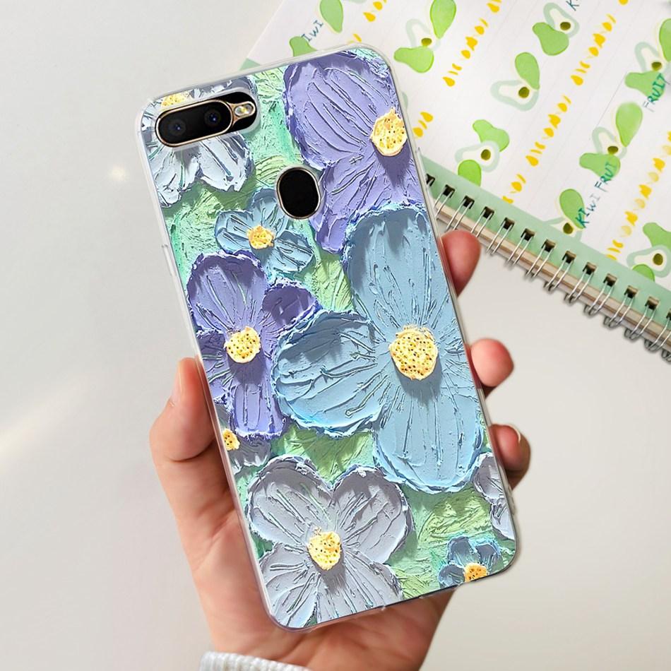 For OPPO A5S Case Cute Pattern Soft Silicone TPU Cover Cases For Oppo A5Ss AX5s A 5S CPH1909 CPH1920 CPH1912 Phone Shell Bumper