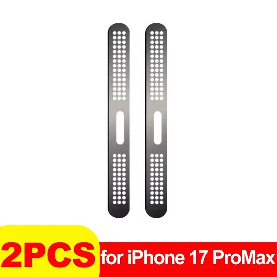 2/10PCS Metal Speaker Dust Sticker for IPhone 17 Pro Max Air 17PM 17Pro Speaker Protective Cover Mesh Dustproof Net For iPhone17