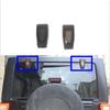 2 ks LED světla kryt pantu skla zadních výklopných dveří jako zadní světlo/světlo pro couvání/brzdové světlo pro Jeep Wrangler JK 2007-2017