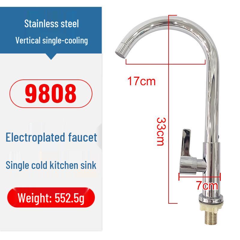 TLXT Electroplated Kitchen Sink Faucet