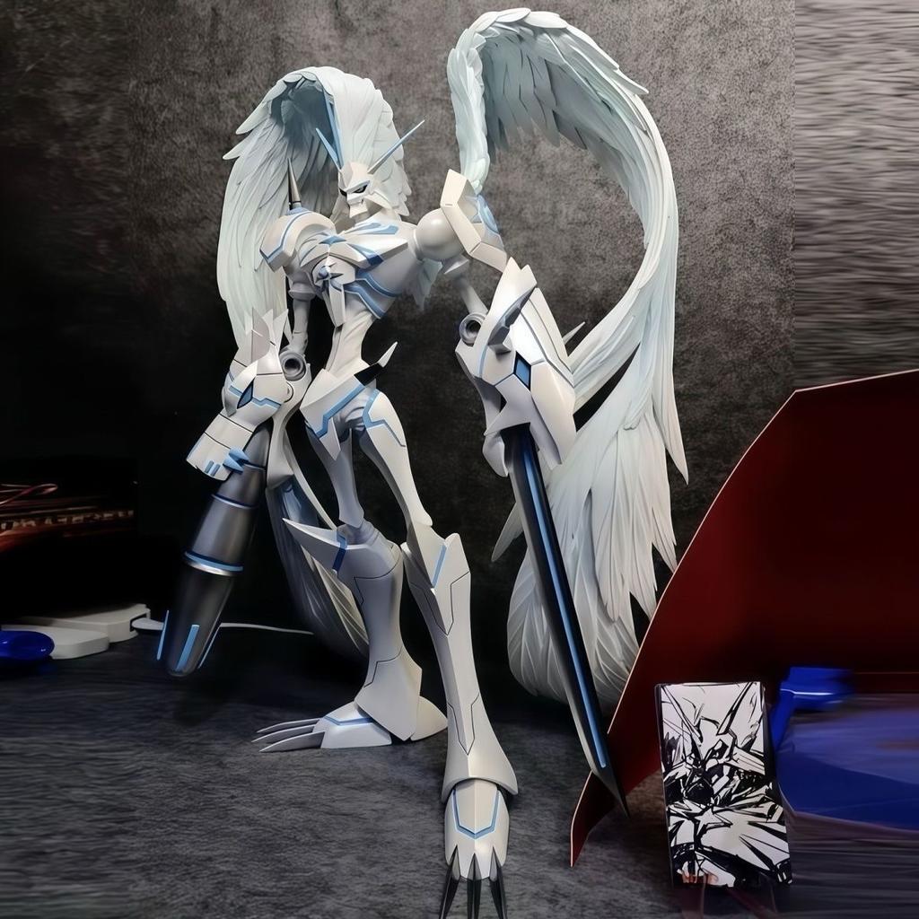 20cm/7.87in Anime Digimon Adventure Figure Omegamon Merciful Mode Action Figures Pvc Statue Collection Model Toys Gifts