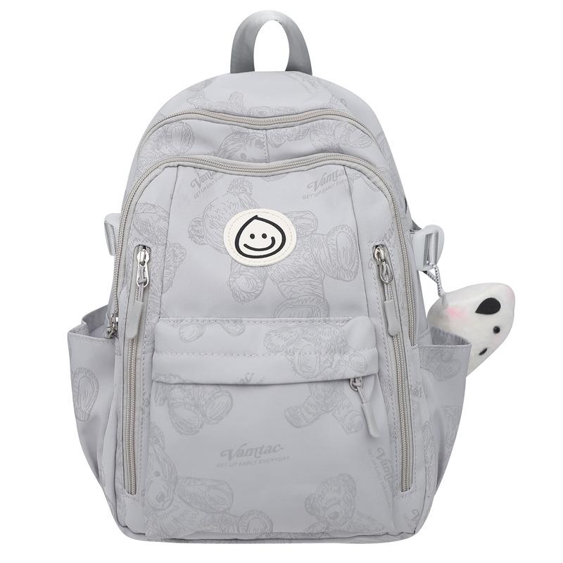 School bag for girls, high school students, large-capacity high school burden reduction backpack for primary school students, high-value lightweight