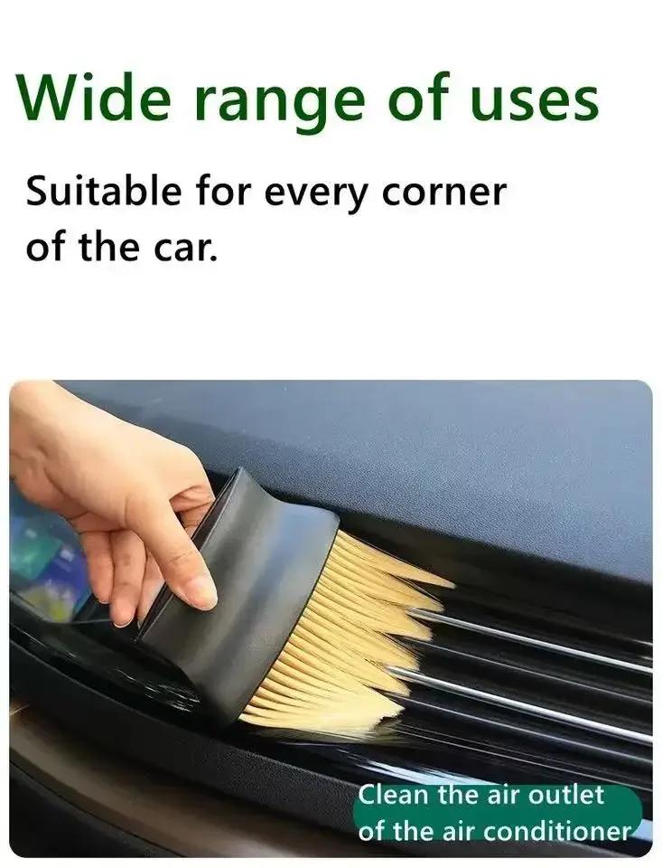 Hot Selling Soft Dust Removal Brush - Multi-Function Tool for AC Vents, Car Interior, Keyboard & Home Cleaning