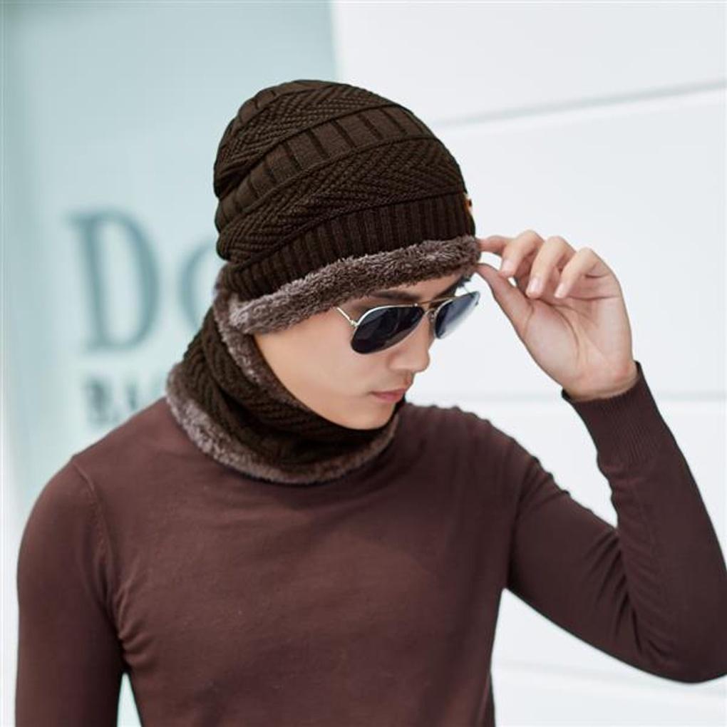 Lake Neck Warmer Beanie Set/Beanie Winter Hat Fur Hat