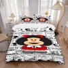 Mafalda'S Adventures Print 3Pcs Bedding Setduvet Cover With 2 Bedropillowcase Home Birthday Gift