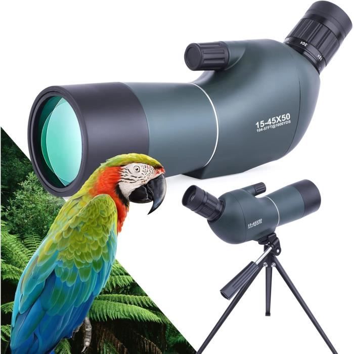 Longue-Vue - BOSSDUN - 15-45x50 - Adaptateur Smartphone - Trépied - Observation Faune