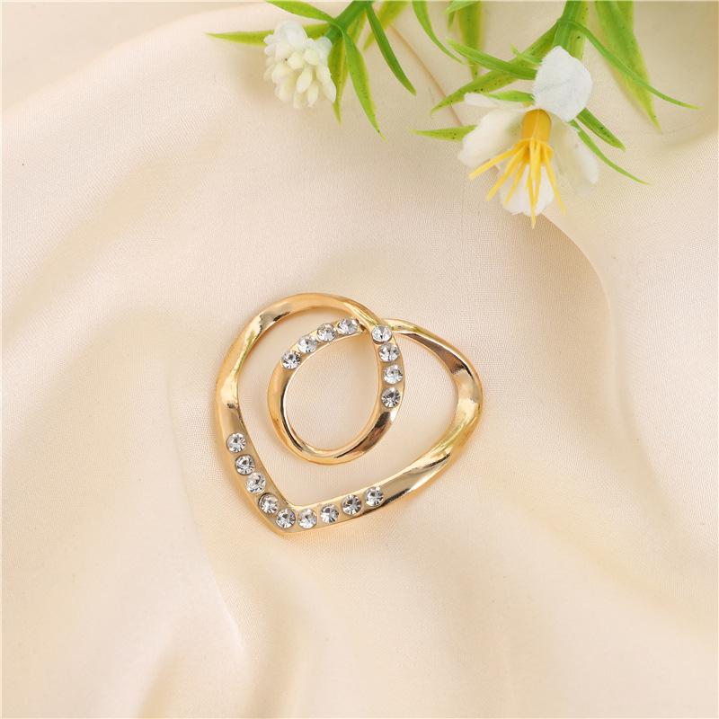 

Модный шелковый шарф и пряжка для рубашки с узлом - Аксессуар для одежды 1PC