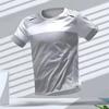 Gym Summer Quick Dry Breathable Men's T Shirt Outdoor Run Fitness Sports Short Sleeve Casual O-neck Men Gym Sportswear T-shirt