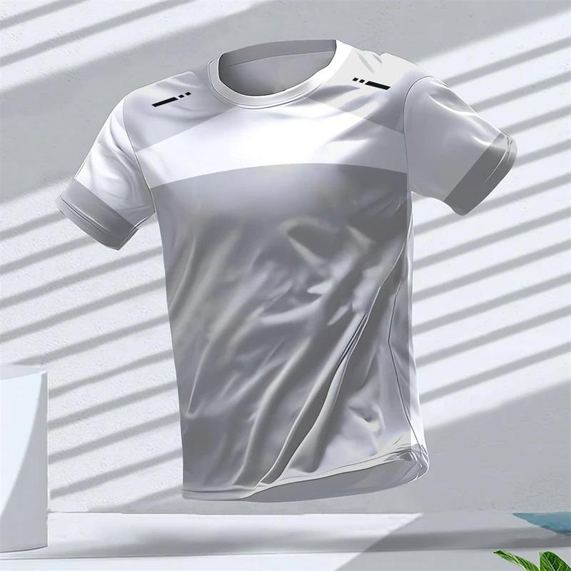 Gym Summer Quick Dry Breathable Men's T Shirt Outdoor Run Fitness Sports Short Sleeve Casual O-neck Men Gym Sportswear T-shirt