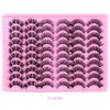 30 Pairs Of Imitation Mink False Eyelashes, Multi-Layer Thick Eyelashes, Daily Simulation Eyelashes