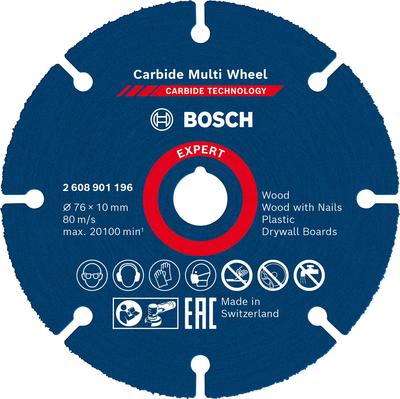 Bosch Professional Carbide 76mm 2608901196 Multi-Wheel
