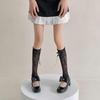 Y2K Lace Ruffle Fingerless Gloves Sheer Mesh Kawaii Lolita Accessories for Women JK Cosplay Party Daily Wear