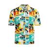 Camicie hawaiane floreali da uomo Camicie da spiaggia abbottonate a maniche corte