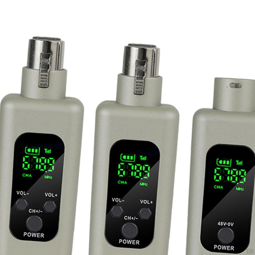 Rechargeable XLR Mic Adapter Kit for Card Speakers PA System Live Sound