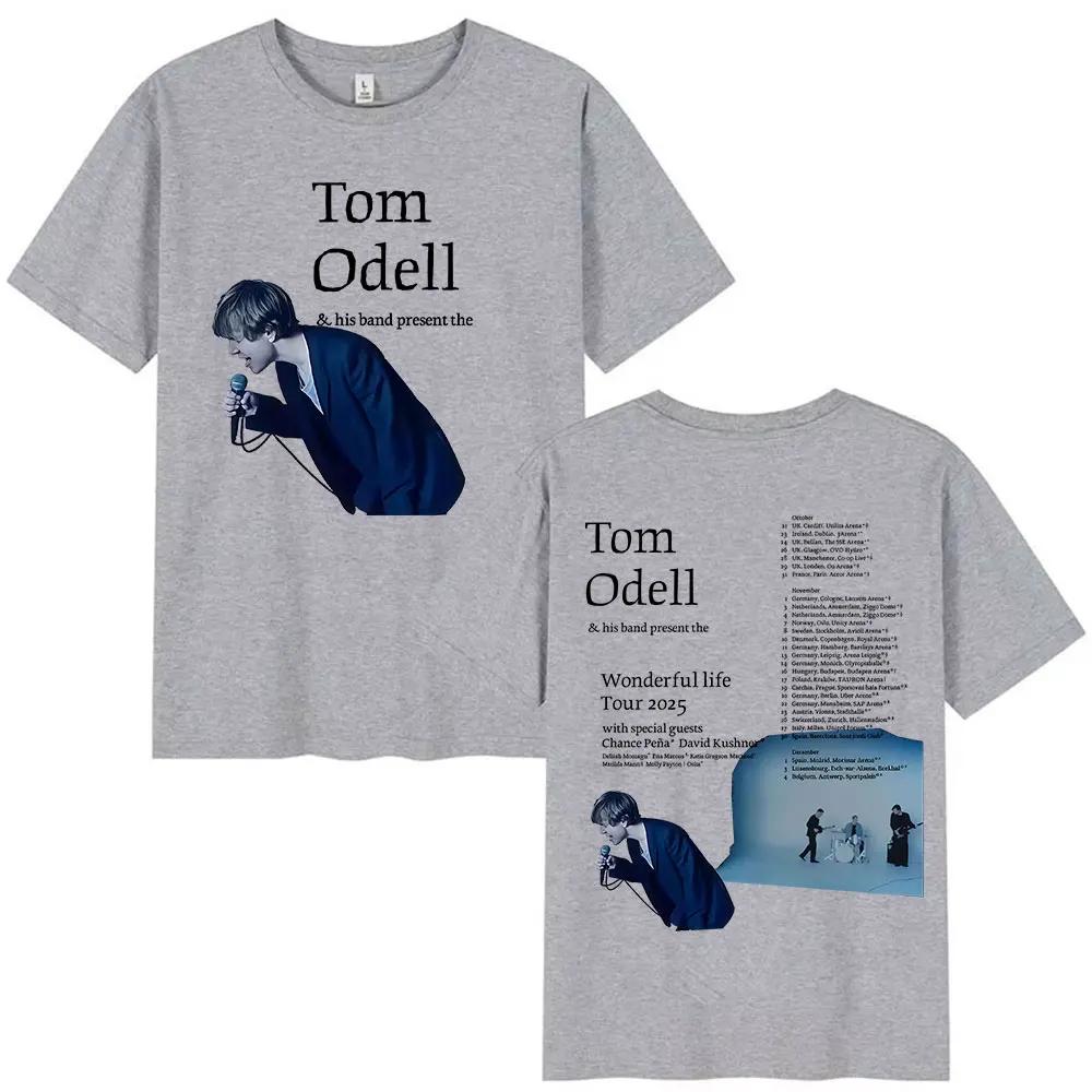 Tom Odell i Jego Zespół Prezentują Wspaniałą Podróż Życia. Latem 2025 roku bawełniane koszulki męskie są casualowe i hip-hopowe