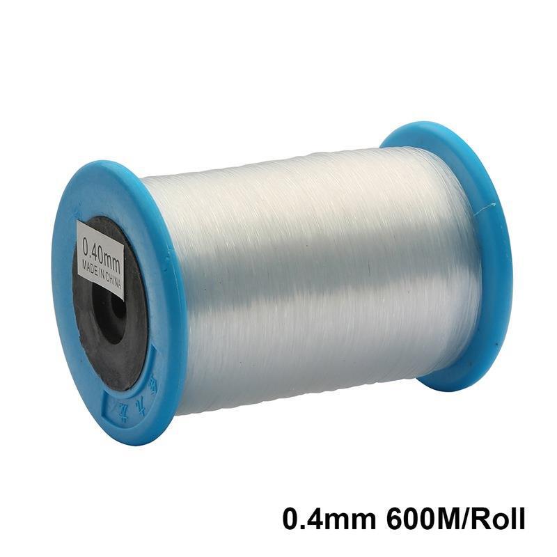 Transparente, nicht elastische Angelschnur aus Kristall für selbstgemachten Perlenschmuck