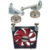 1 Set Fan Fixed Cabinet Machine Heat Dissipation Diy Modification M4 Chassis Heat Sink Fan Vertical Magnetic Suction Screw Nut