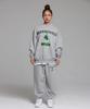 Cream Soda Lab Never Give Up Glove Giant Sweatshirt Gray Green