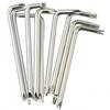 Professional L Shaped Screwdriver Set for Small Spaces 9pcs Cross Uy Triangle