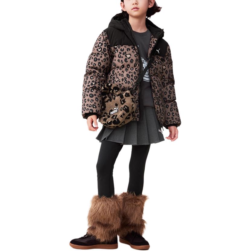 PUMA Kids Down Jackets Hooded Non Detachable Thickened Waterproof 353425107209-00350