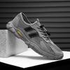 Fashion Men Shoes New Mountaineering Mesh Hollow Breathable Platform Casual Sports Outdoor Anti Slip Running Shoes Large Size 46