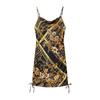 Araltay New Arrival Women's Clothing Fashion Style Fashion All-Match French Style Casual Style Side Drawstring Print Dress