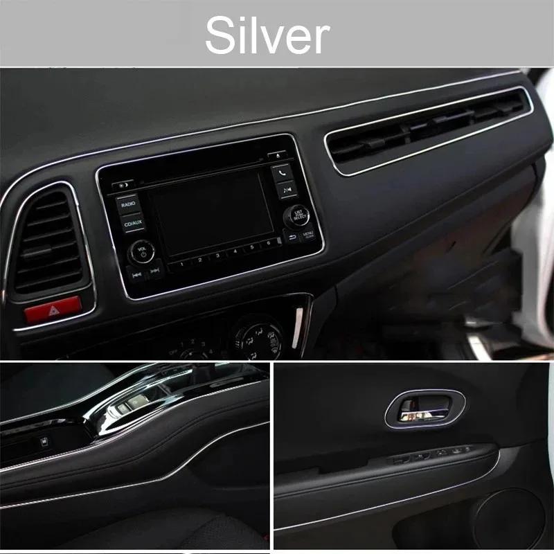 Decorazione Modanatura Auto Universale Strisce Flessibili 5M/3M/1M Modanature Auto Interne Rivestimento Copertura Auto Cruscotto Porta Car-styling