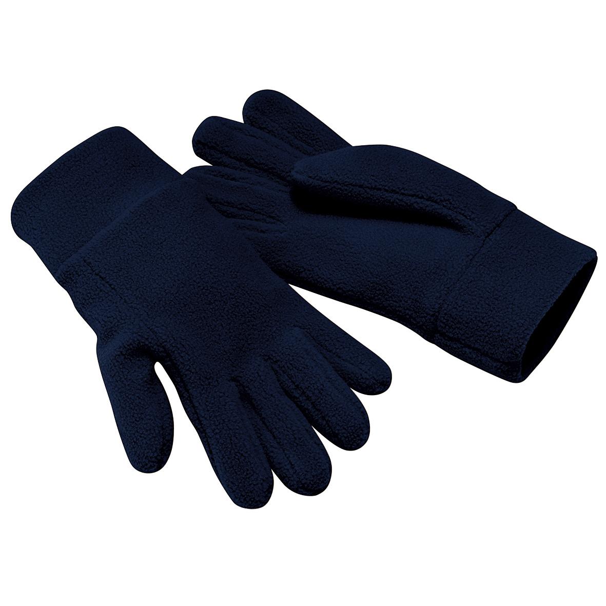 Beechfield Unisex Suprafleece Anti-Pilling Alpine Guantes de invierno M-L azul francés