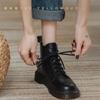 Women  Boots Casual Shoes Woman Leather Chelsea Ladie Classic Punk Female Goth Shoes High Platform Boots Women