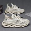 YRZL Men's Running Shoes Breathable Mesh Soft Sole Anti Slip Casual Sneakers Lightweight Comfortable Sports Shoes
