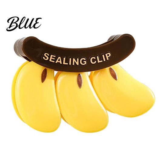 Reusable Snack Clips Sealing Fridge Shape Bag Magnetic 3Pcs Banana Clip Kitchen Accessories Clamp for Chip Bags Refrigerator Magnet
