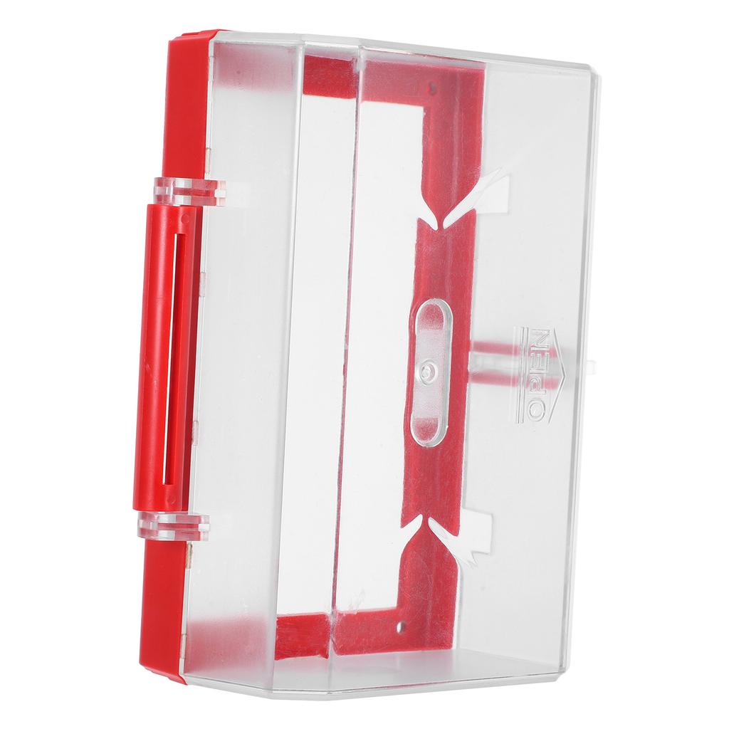 Oversize Push Button Transparent Emergency Stop Switch Cover For Electrical Equipment Safety, Quick Power Cutoff,