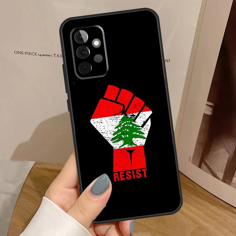 Lebanese Lebanon Flag Case For Samsung Galaxy A33 A53 A13 A54 A34 A14 A56 A36 A16 A06 A12 A32 A52 A35 A17 A15 A55